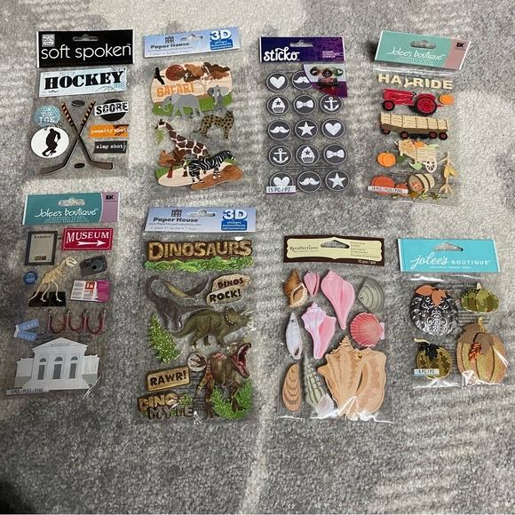 Michaels Scrapbook Stickers Bundle 21 pages - Picture 2 of 12